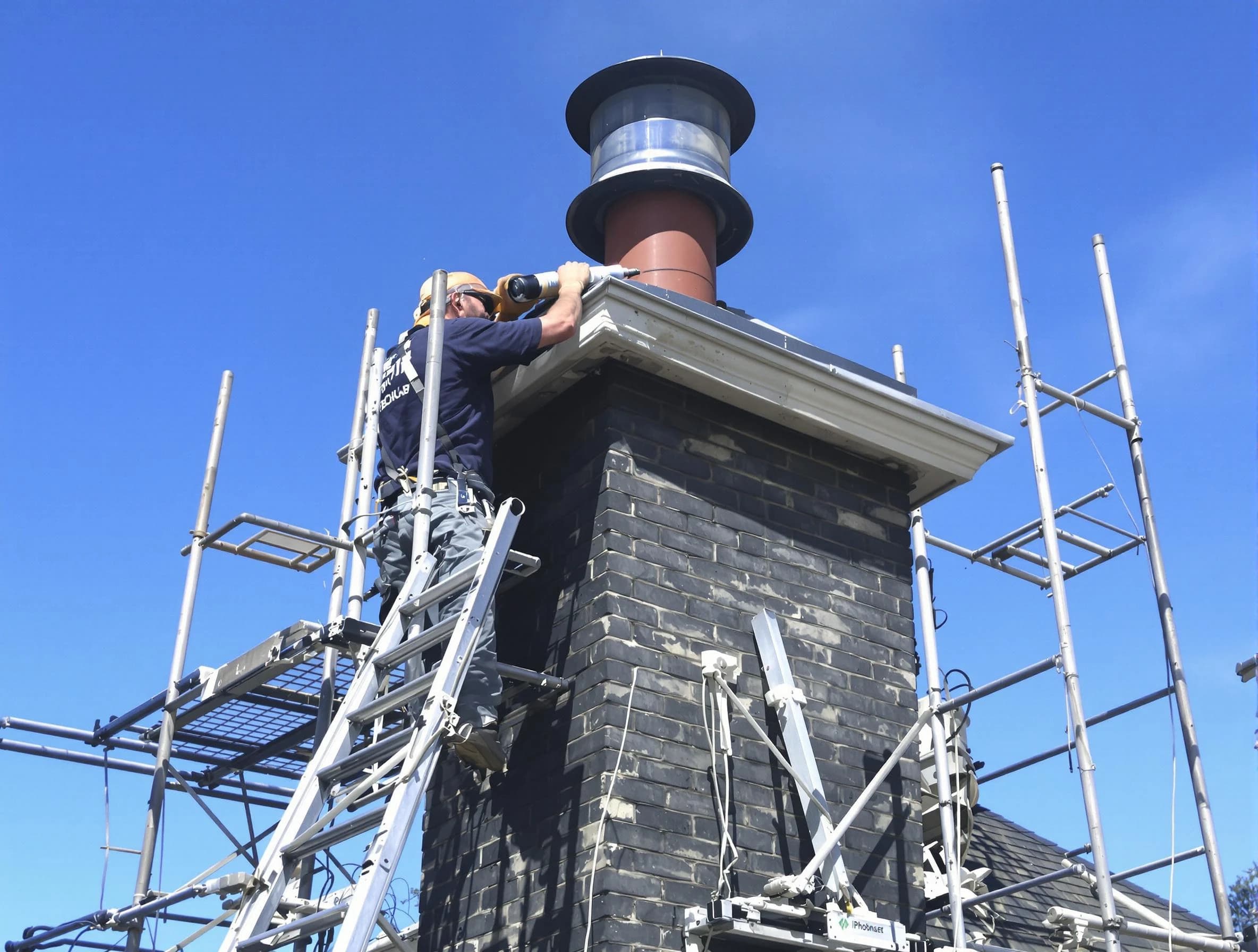 Sturdy chimney crown finished by Irondale Chimney Sweep in Irondale, GA