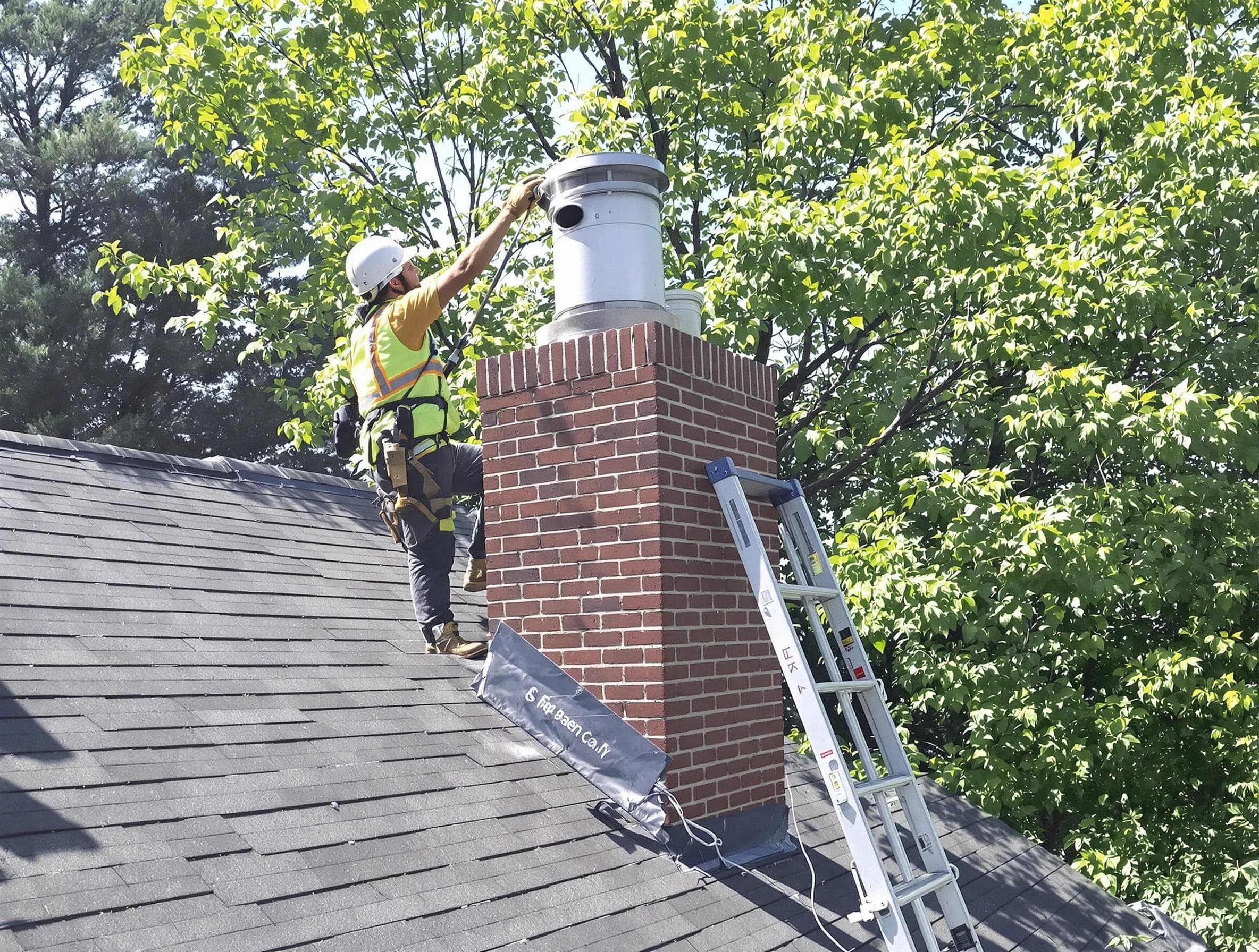 Chimney liner inspection by Irondale Chimney Sweep in Irondale, GA