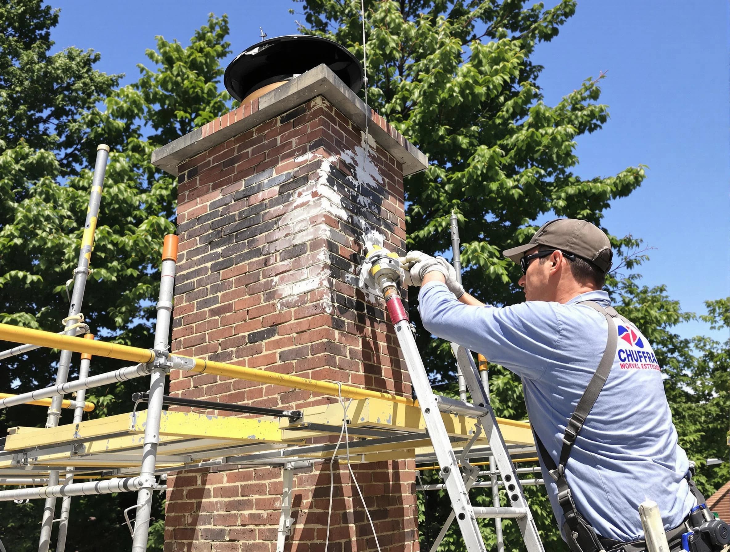 Structural chimney repair by Irondale Chimney Sweep in Irondale, GA